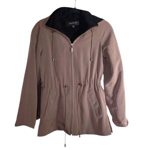 Jones NY  Taupe Utility Jacket with Adjustable Fit
